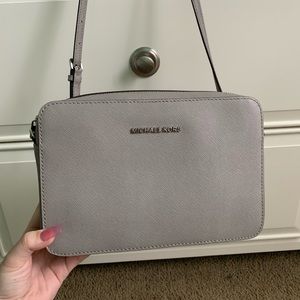 Grey Michael Kors Crossbody Bag